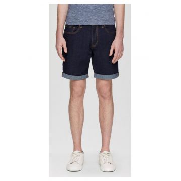 Q/S by s.Oliver Pantaloni scurti de blug barbati - John cu talie medie si croiala Regular Fit - Indigo - W32