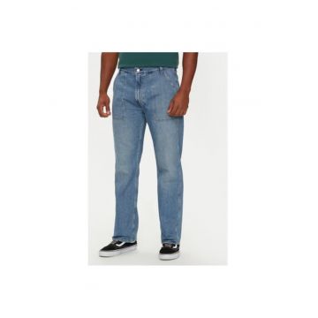 Blugi barbati -  304229411 - Bumbac - Albastru