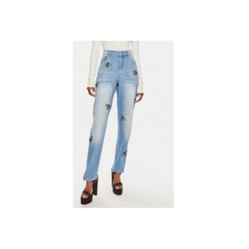 Blugi dama -  304000409 - Bumbac organic - Albastru