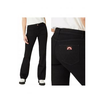 Blugi dama -  Flare - 10767-79 - Bumbac - Lungi - Evazat - Denim - W26-L32 US - Negru