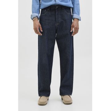 Blugi din denim cu talie inalta