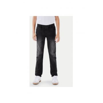 Pantaloni baieti -  209260755 - Bumbac organic/Poliester reciclat - Negru