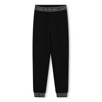 Pantaloni de trening cu banda logo in talie