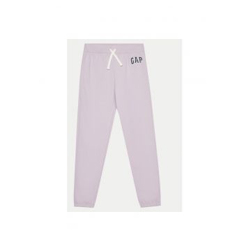 Pantaloni fete -  304144912 - Bumbac/Poliester - Violet