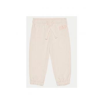 Pantaloni fete -  304145094 - Bumbac/Poliester - Roz