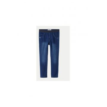Pantaloni fete -  304434082 - Bumbac - Albastru