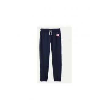 Pantaloni fete -  304454721 - Bumbac/Poliester - Albastru