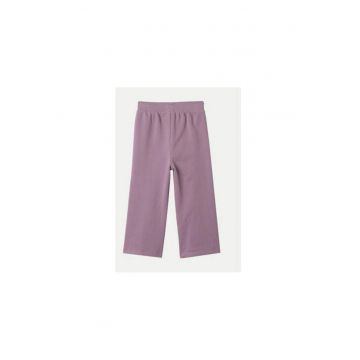 Pantaloni fete -  304985898 - Bumbac/Poliester - 110 CM - Violet