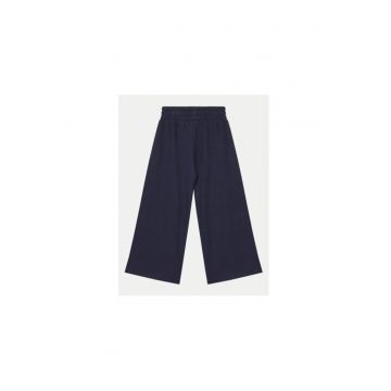 Pantaloni fete -  305289834 - Bumbac/Poliester reciclat - 134 CM - Albastru