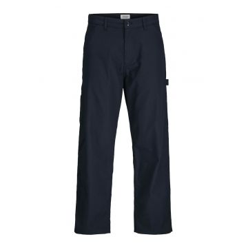 Pantaloni regular-fit cu model uni