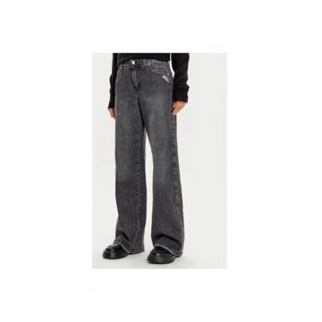 Blugi Dama -  304913624 - Bumbac - Gri