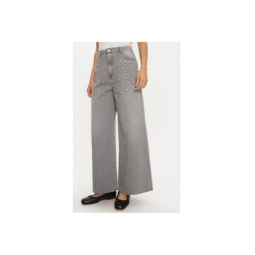 Blugi dama -  304948930 - Bumbac - Gri