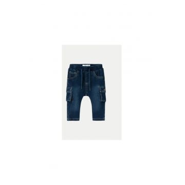 Pantaloni baieti -  304434532 - Bumbac/Poliester - Albastru