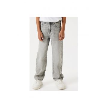 Pantaloni baieti -  304718274 - Bumbac organic/Bumbac - Gri