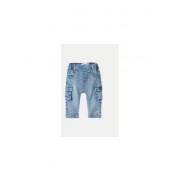 Pantaloni baieti -  304718465 - Lyocell/Poliester reciclat - Albastru