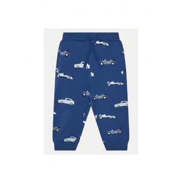 Pantaloni baieti -  304732126 - Bumbac organic - Albastru