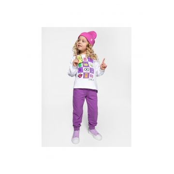 Pantaloni copii -  48227 - Violet - Bumbac