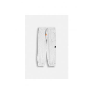 Pantaloni copii -  antrenament - talie elastica - gri - colectia MYSTIC NATURE GIRL JUNIOR -