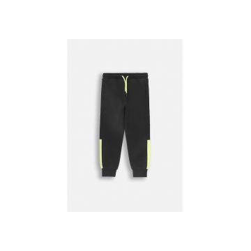 Pantaloni copii -  bumbac - negru - baieti