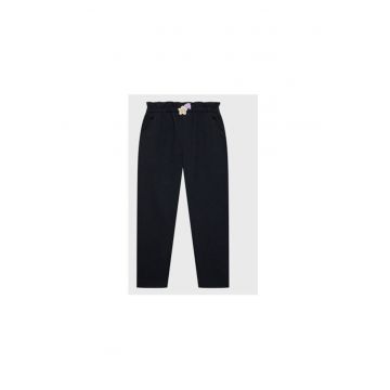 Pantaloni fete -  301238218 - Poliester/Viscoza - Negru
