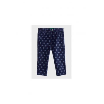 Pantaloni fete -  301239062 - Bumbac/Poliester - Albastru