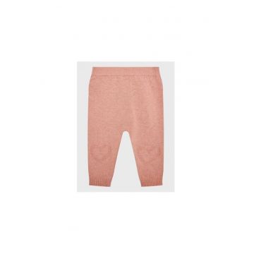 Pantaloni fete -  301770428 - Bumbac organic/Acril - Roz