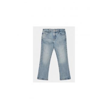 Pantaloni fete -  303215125 - Bumbac - Albastru
