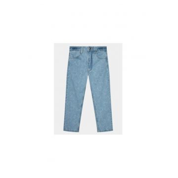 Pantaloni fete -  303816070 - Bumbac - Albastru