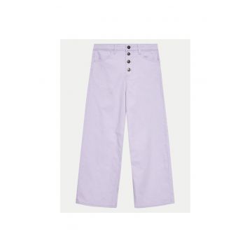 Pantaloni fete -  303816421 - Bumbac - 122 CM - Violet