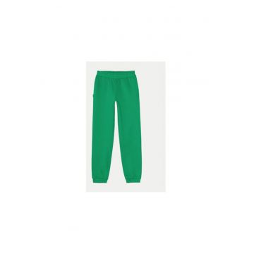 Pantaloni fete -  303943103 - Bumbac/Poliester - Verde