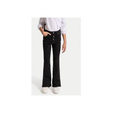 Pantaloni fete -  304481321 - Bumbac - Negru