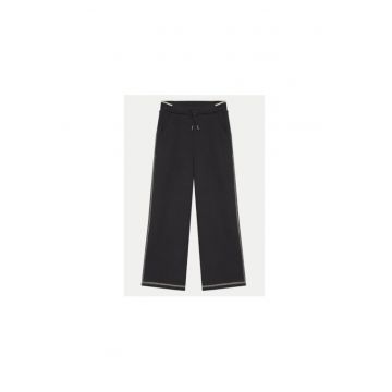 Pantaloni fete -  304482991 - Bumbac/Poliester - Negru