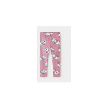 Pantaloni fete -  304495595 - Bumbac - Roz