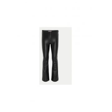 Pantaloni fete -  304502736 - Piele ecologica - Negru
