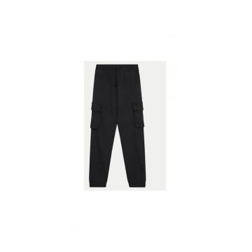 Pantaloni fete -  304547737 - Bumbac - Negru