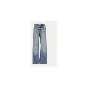 Pantaloni fete -  304692406 - Bumbac - Albastru