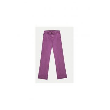 Pantaloni fete -  304705137 - Bumbac - Violet