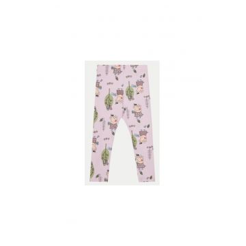 Pantaloni fete -  304718519 - Bumbac - Roz