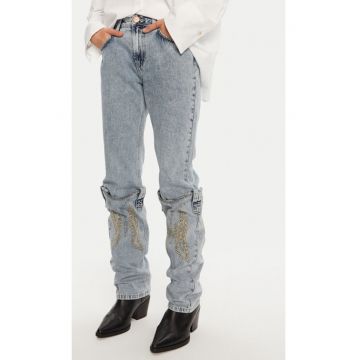 Blugi dama -  26712 - Albastru - Bumbac