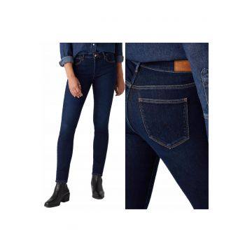 Blugi dama -  Skinny Soft - 22922-85 - Bumbac - Lungi - Petite - Denim - W28-L32 US - Albastru