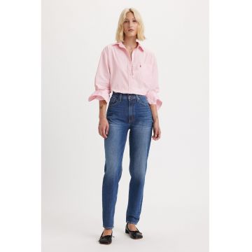 Blugi mom fit cu talie inalta 80's