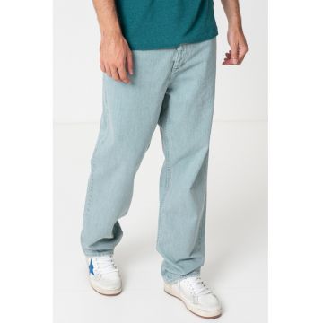 Blugi relaxed fit cu model cu 5 buzunare Nate