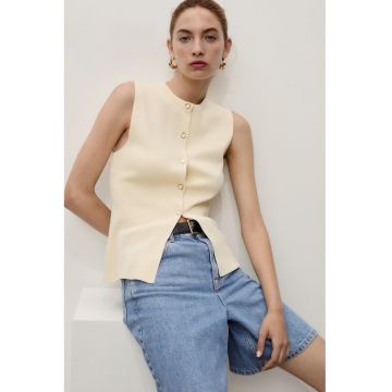 Blugi scurti relaxed-fit cu talie medie