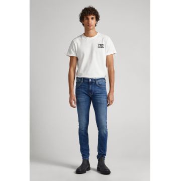 Blugi skinny cu talie medie Finsbury