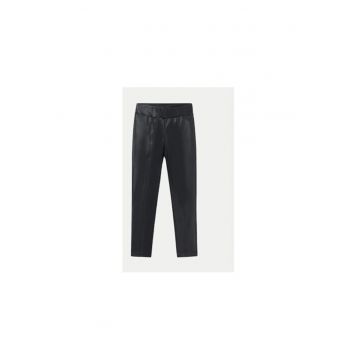 Colanti fete -  304331053 - Piele ecologica - Negru
