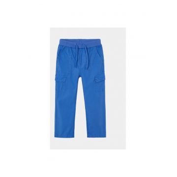 Pantaloni baieti -  303853310 - Bumbac/Poliester - 116 CM - Albastru