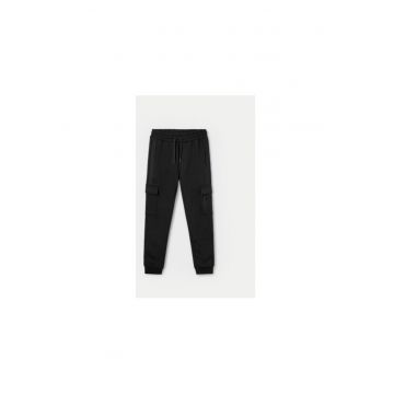Pantaloni baieti -  304330872 - Bumbac/Poliester - 140 CM - Negru