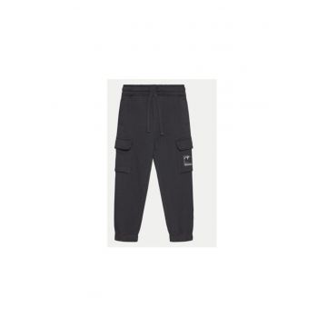 Pantaloni baieti -  304548017 - Bumbac/Poliester - Negru