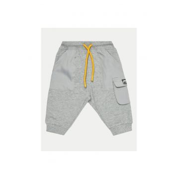 Pantaloni baieti -  304643873 - Bumbac - Gri