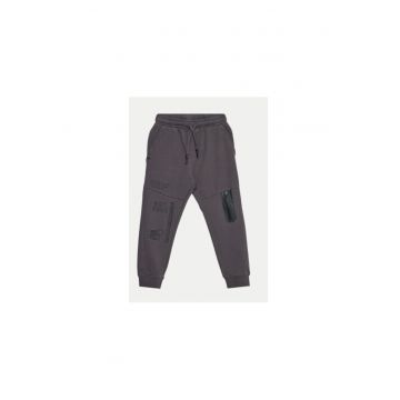 Pantaloni baieti -  304644214 - Bumbac - Gri
